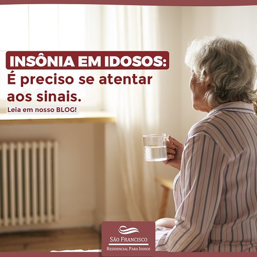 Insônia em idosos: É preciso se atentar aos sinais.